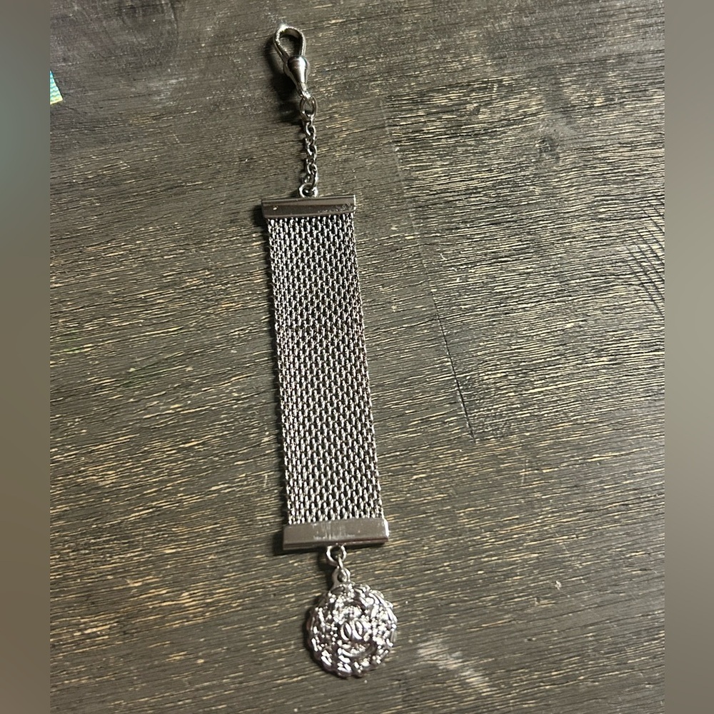 B David‎ Sterling Silver Watch Chain & Fob